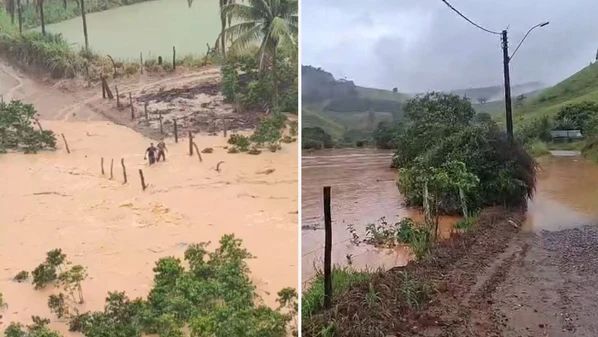 Comunidades rurais de Palmeiras e Santo Antônio registram alto volume de chuva; a Defesa Civil mantém alerta diante da previsão de mais temporais
