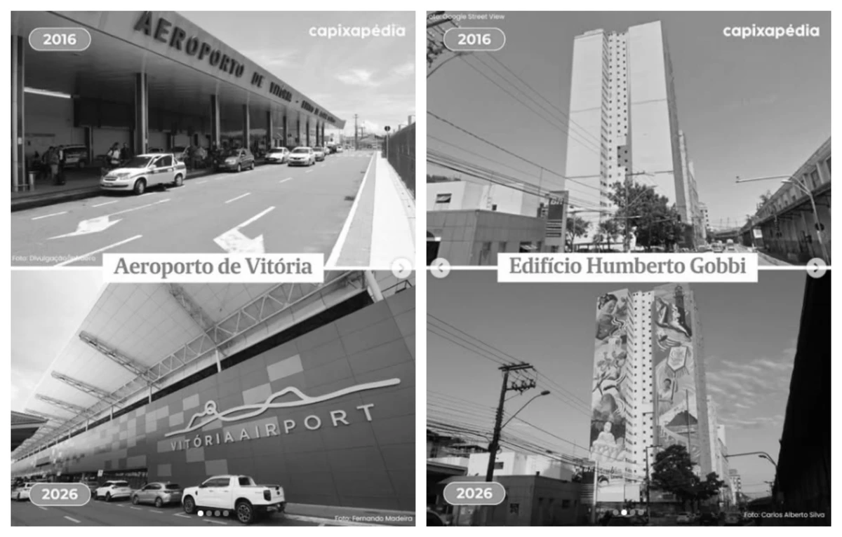 Capixapédia entra na trend 2016-2026 mostrando mudanças no ES nos últimos dez anos