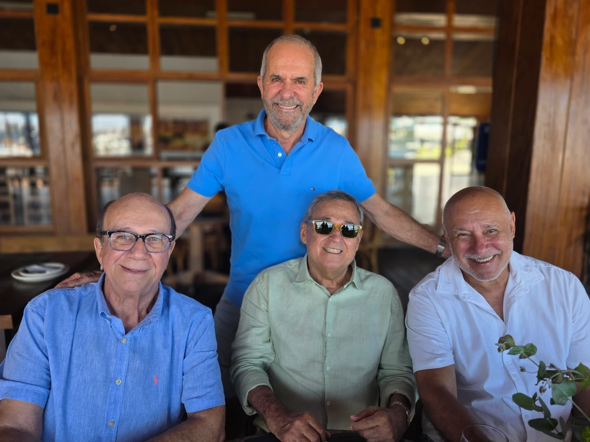 João  Guilherme Martins,  Paulo Tessarolo, Chico Lins e  Alexandre Vasconcellos 