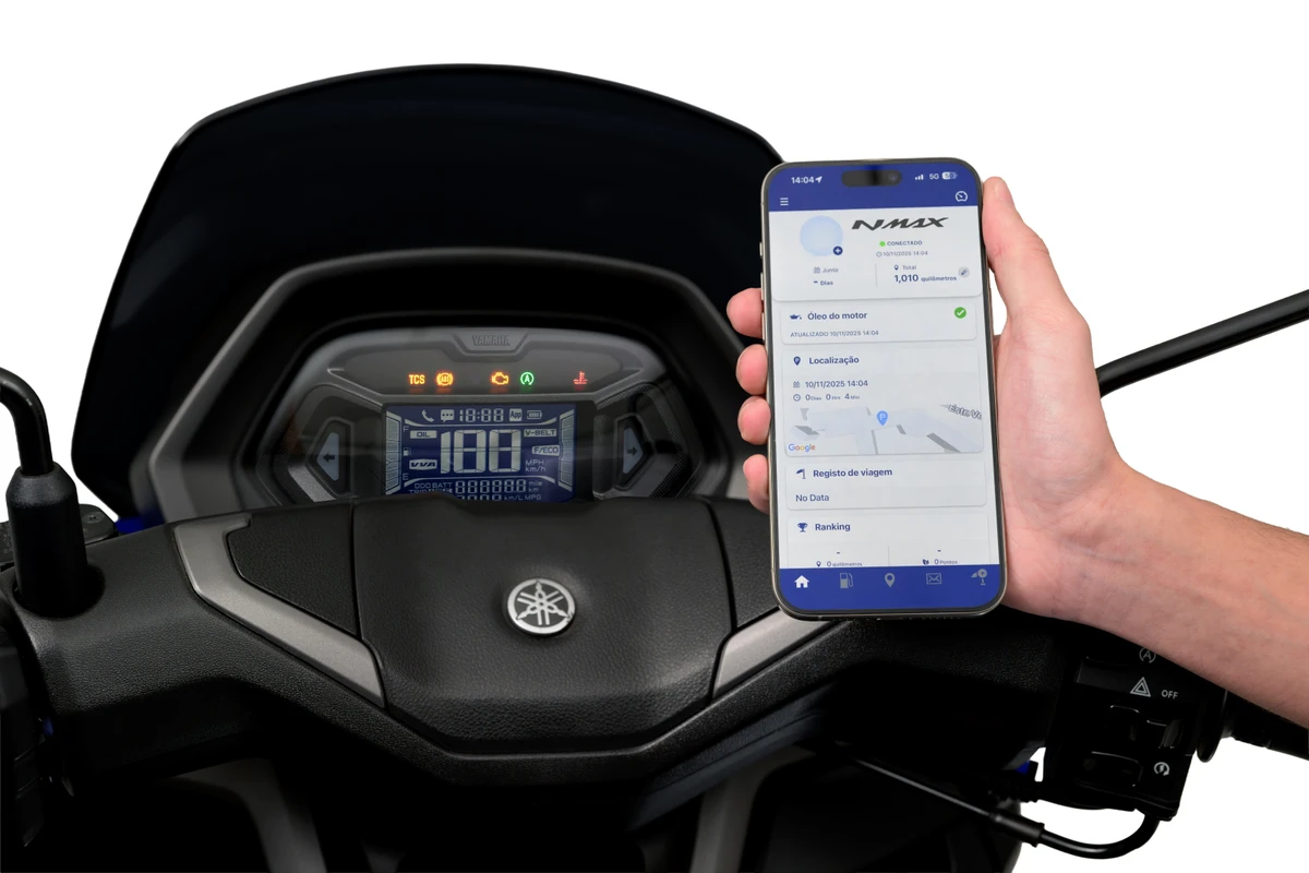 Yamaha NMAX ABS Connected 2026  por Divulgação