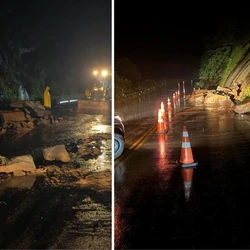 Via liga o município ao distrito de Anutiba, no Sul do Espírito Santo; incidente ocorreu na noite de terça-feira (20)