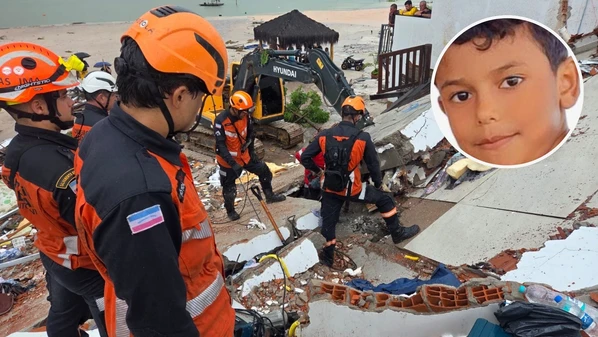 Otávio Viana Amaral, de 10 anos, morreu após a casa que estava ir abaixo na madrugada desta quarta-feira (21) durante o temporal que atingiu a cidade