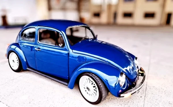 Fusca modelo 1981 em processo de restauração por Lívio Meirelles/Arquivo pessoal