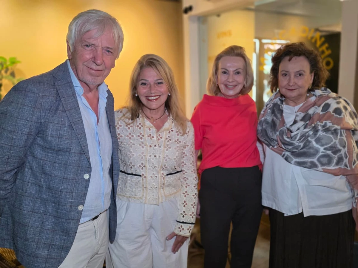 Jaap Van der Sluis, Margô Dalla, Beth Dalcolmo e Margareth Dalcolmo