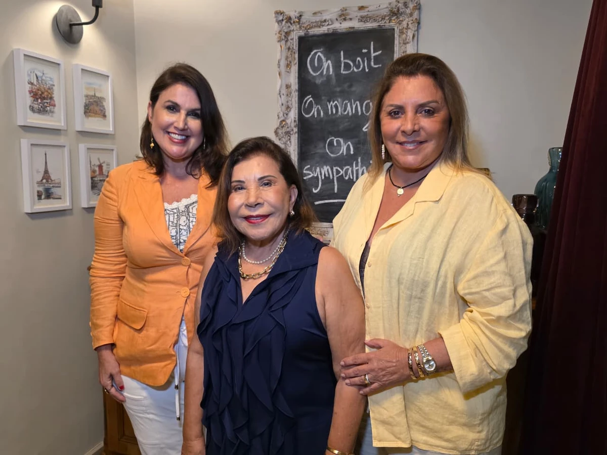 Renata Rasseli, Luzia Toledo e Heliane Duarte