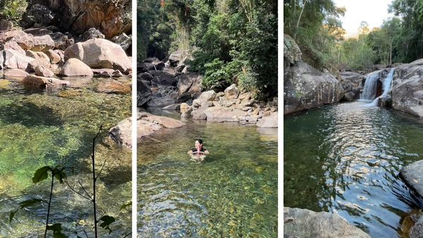 Roteiro em Rio Claro, no Caparaó Capixaba, reúne poços de águas cristalinas, trilhas e cachoeiras para se refrescar nos dias mais quentes.