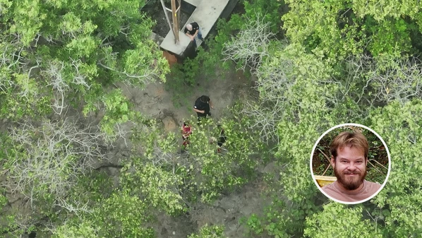 Militares fizeram trabalhos por terra e também aquático na região de Maria Ortiz, em Vitória, após a suspeita de que Bruno Zambon Destefani teria passado pela área