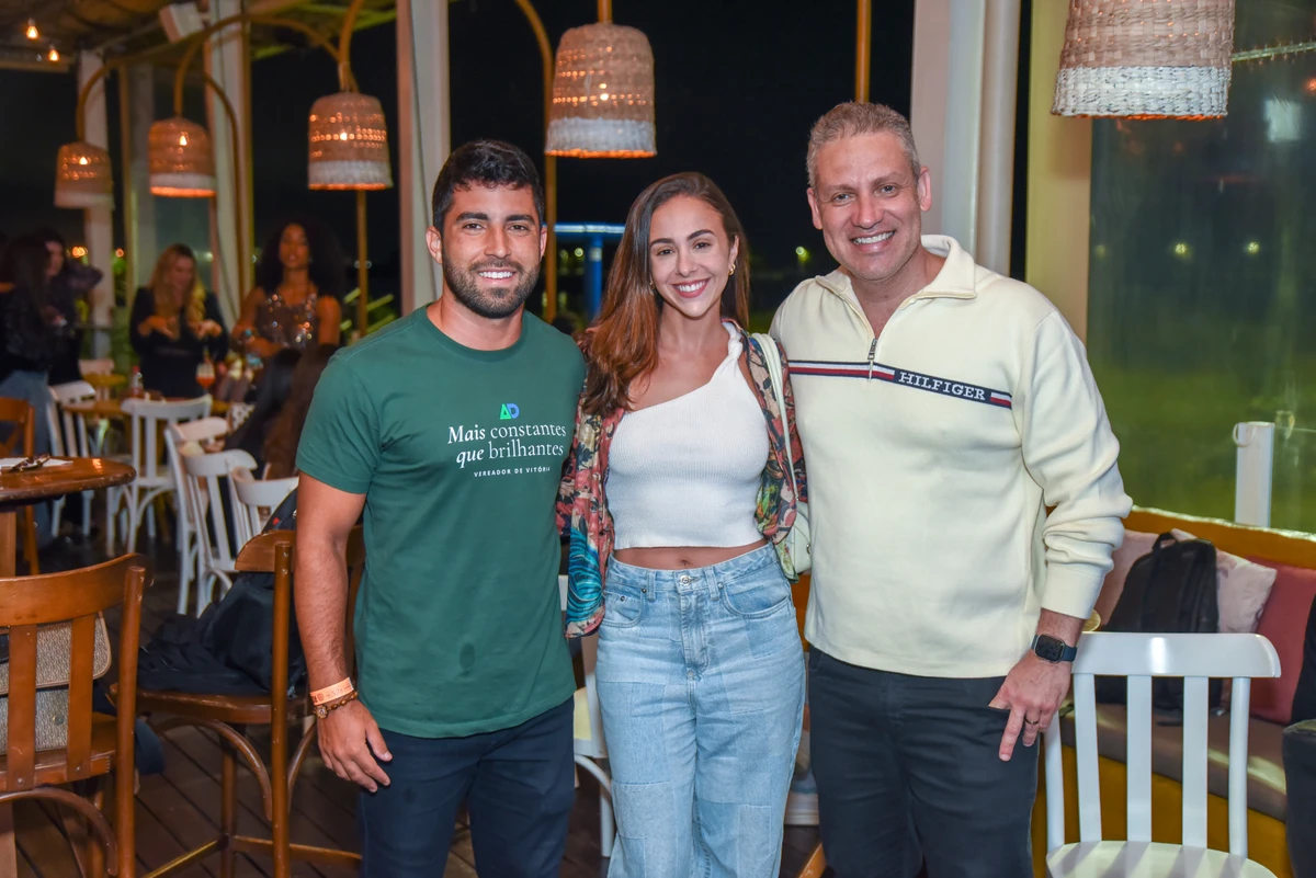 Aylton Dadalto, Tainá Coutinho e Mateus Carvalho