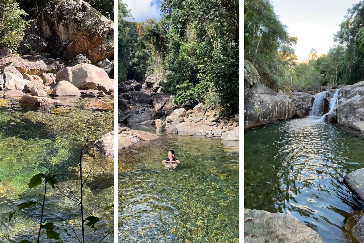Poços de águas cristalinas no Caparaó Capixaba