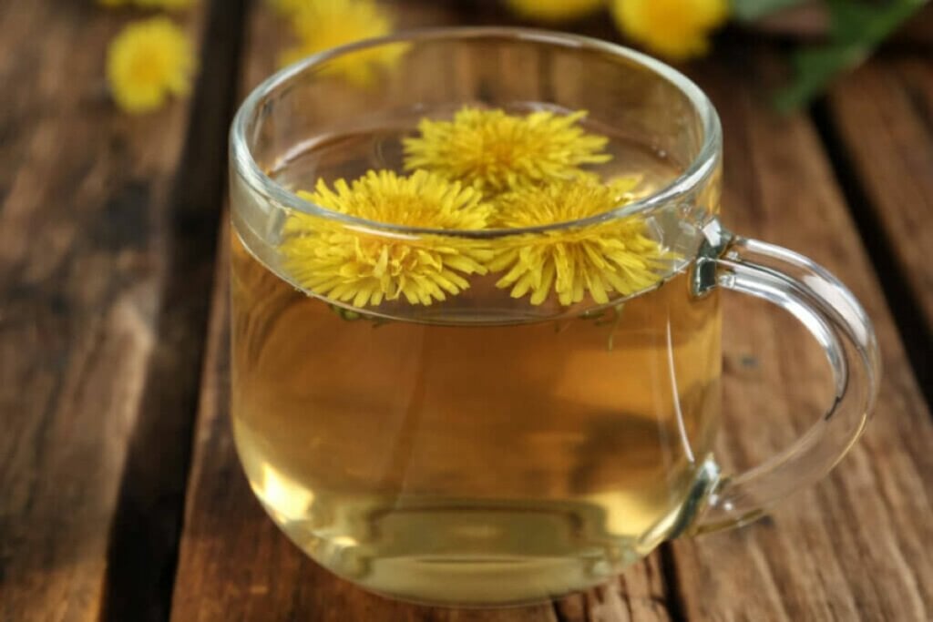 Chá de dente-de-leão (Imagem: Madeleine Steinbach | Shutterstock)