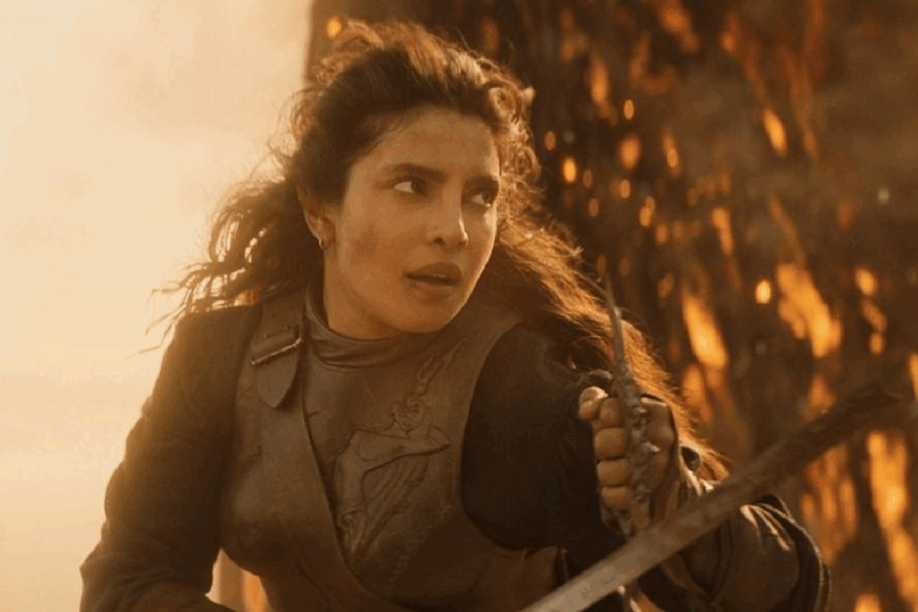 No filme “O Refúgio”, uma ex-pirata precisa confrontar um passado violento quando uma ameaça coloca aqueles que ama em risco (Imagem: Reprodução digital | Prime Video)