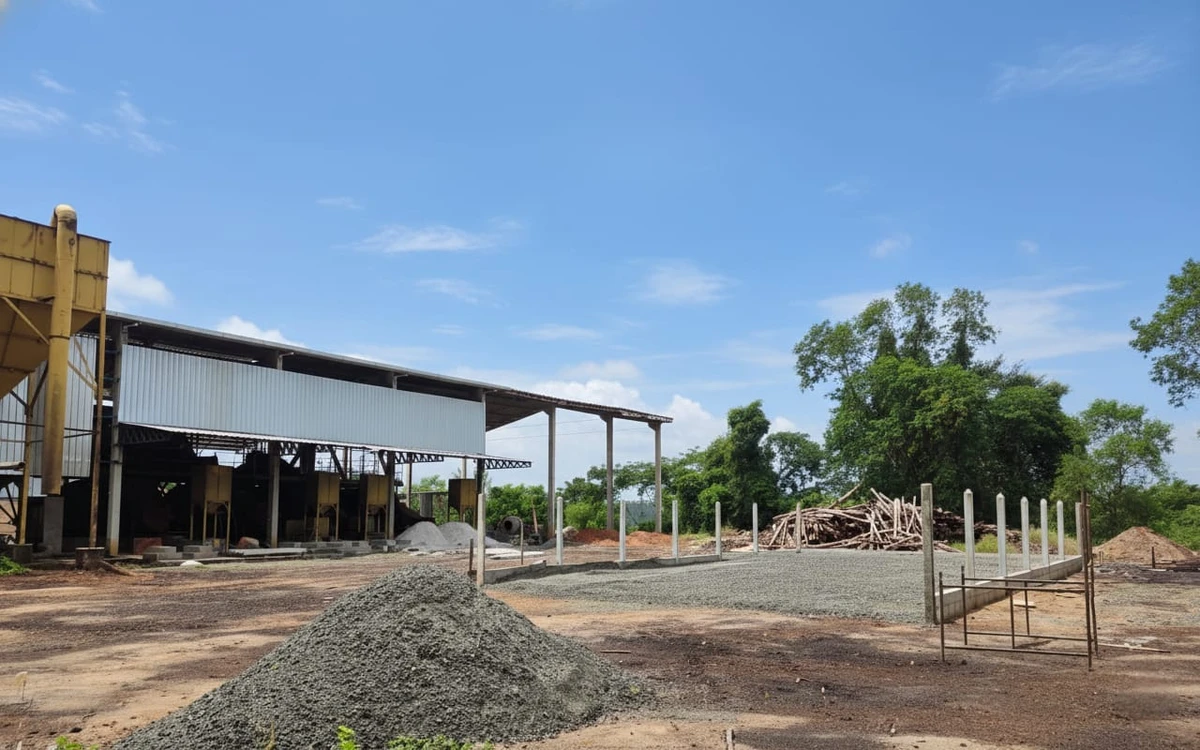 Fábrica de fertilizantes está sendo construída em Jaguaré