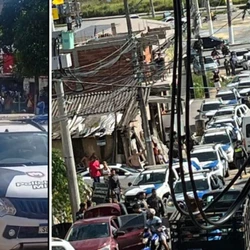 Busca por carro que foi roubado na sexta-feira (23) mobilizou policiais de Vale Encantado, em Vila Velha, a Vista Mar em Cariacica; suspeito foi detido