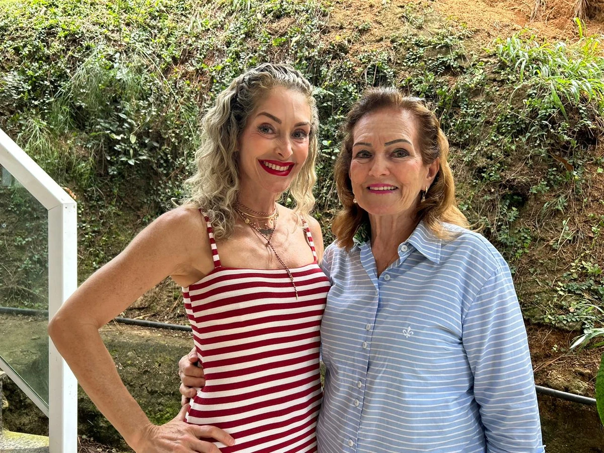 Andressa Vervloet e a mãe Mércia