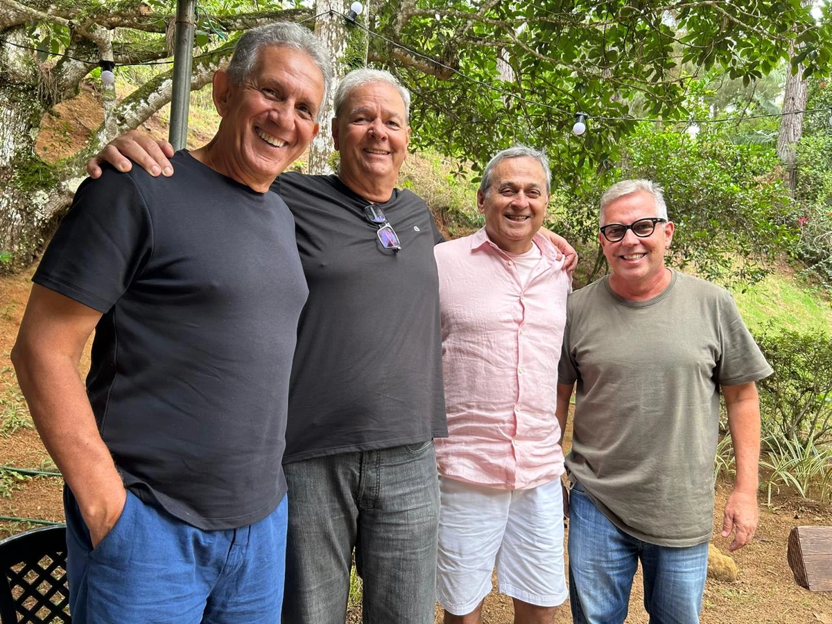 Otacílio Pedrinha, Paulo Erlacher, Chico Lins, André Hees