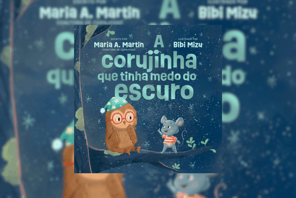“A corujinha que tinha medo do escuro” conta a história de Lili, que embarca em uma jornada sobre coragem, pertencimento e superação dos medos (Imagem: Reprodução digital | Editora Mundo Cristão)