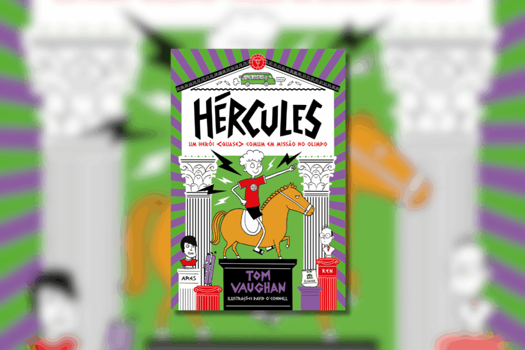 “Hércules 2: Um herói (quase) comum em missão no Olimpo” se transforma em uma aventura mitológica repleta de desafios, humor e amizade (Imagem: Reprodução digital | VR Editora)