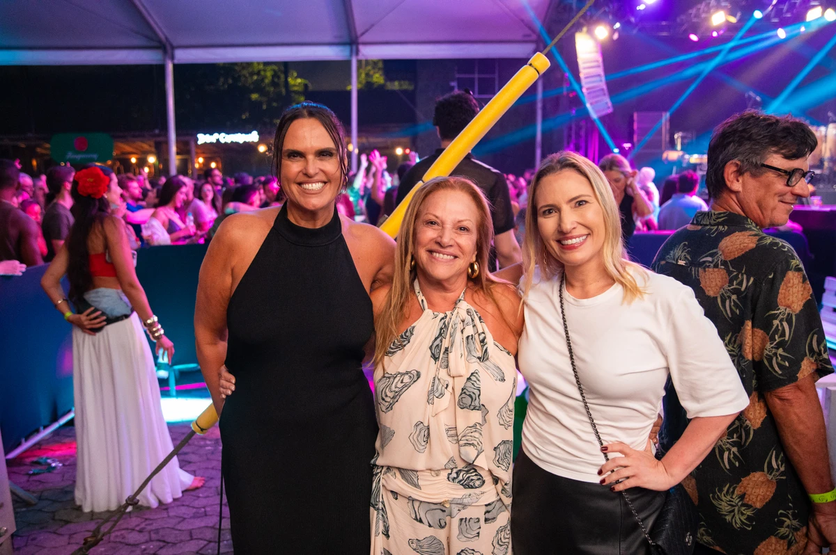 Lilian Moussallem com Tânia e Duda Buaiz