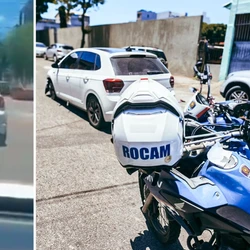 A dupla estava em um carro com restrição de furto ocorrido em Guarapari. Agentes notaram a irregularidade do veículo e o condutor desobedeceu ordens de parada, iniciando a fuga