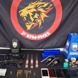 Ação da PM para encontrar suspeitos aconteceu na segunda-feira (26), em Nova Venécia