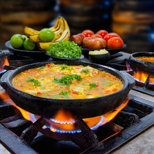 A moqueca capixaba, uma das marcas da gastronomia da Cidade-Saúde