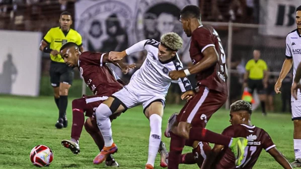 Breno Melo abre o placar para o Capa-Preta e Tiago Moura empata para a Locomotiva Grená