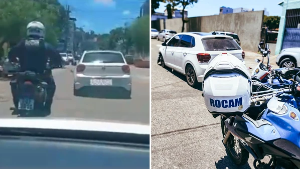A dupla estava em um carro com restrição de furto ocorrido em Guarapari. Agentes notaram a irregularidade do veículo e o condutor desobedeceu ordens de parada, iniciando a fuga