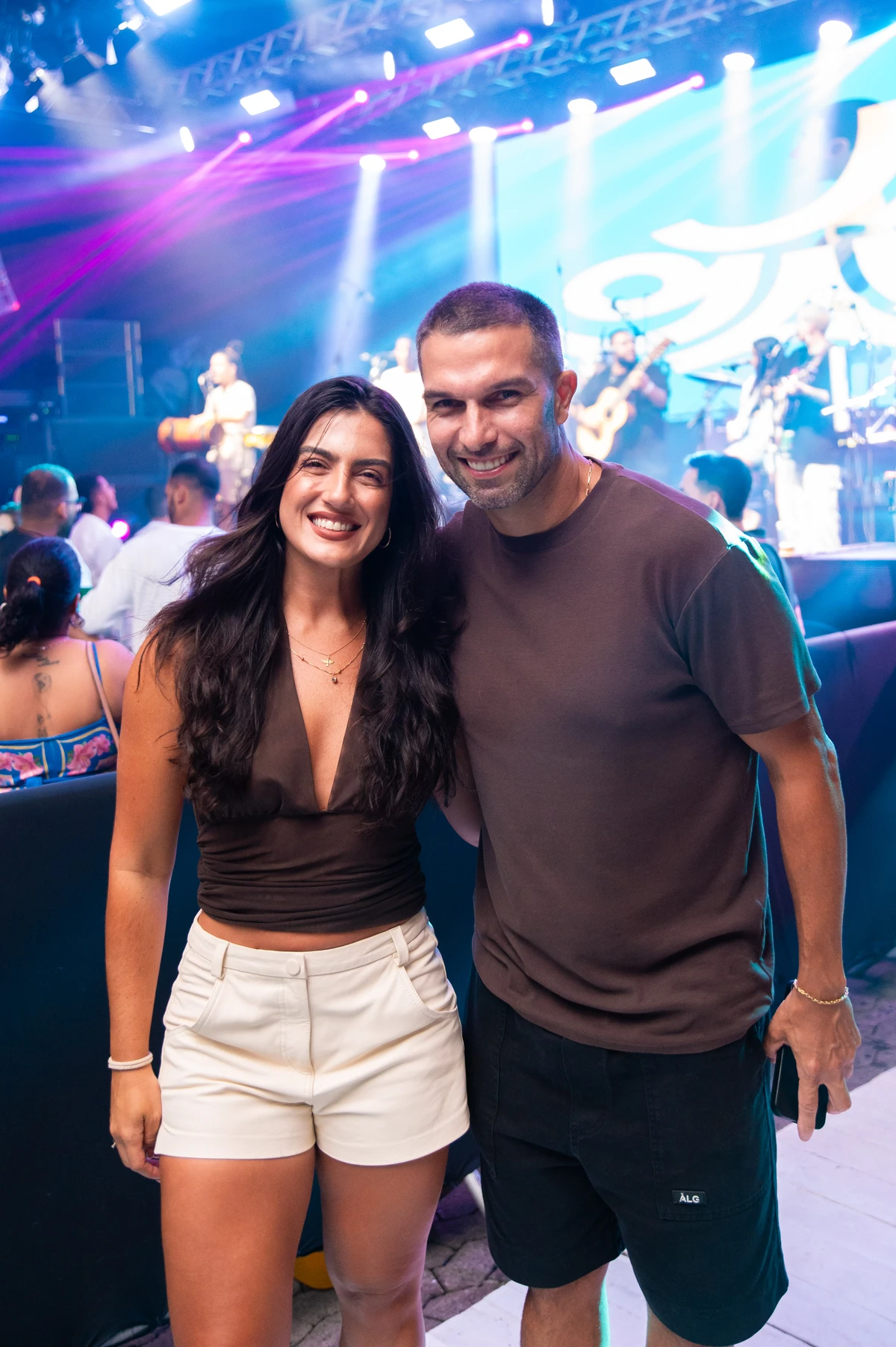 Giulia Moussallem com Lucas Silva