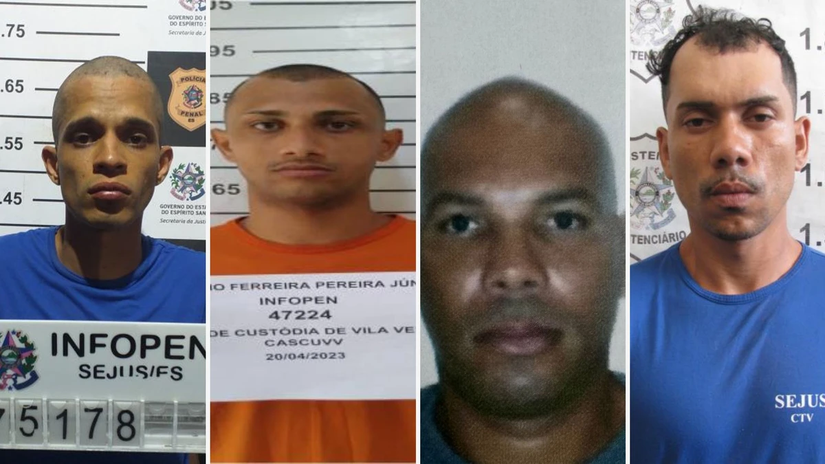 Izaque Ferreira Gonçalves, de 27 anos; Maurício Ferreira Pereira Junior, de 30 anos; Luiz Carlos Reis Santos, de 42 anos; Gilcleydson de Oliveira Pereira, de 35 anos.