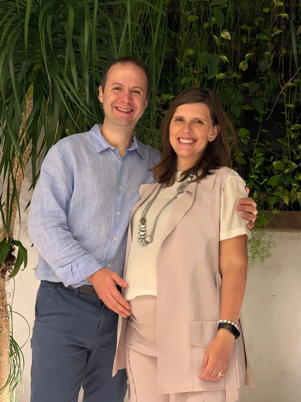 Marina Schimidt e Vinícius Fiorot