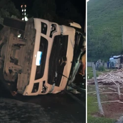 Vítimas foram socorridas por uma ambulância do Serviço de Atendimento Móvel de Urgência (Samu/ 192) e encaminhadas ao hospital da região