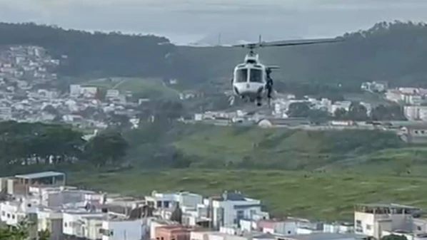 Ação aconteceu na manhã desta quarta-feira (28) e contou com o apoio do helicóptero do Núcleo de Operações e Transporte Aéreo da Secretaria da Casa Militar (Notaer)