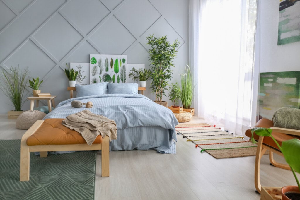 O estilo tropical conta com diversos elementos e texturas que remetem à natureza (Imagem: Pixel-Shot | Shutterstock)