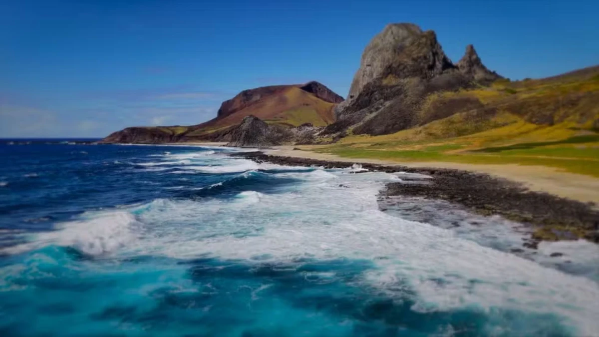 Ilha de Trindade, ponto mais distante do litoral brasileiro e que pertence ao Espírito Santo