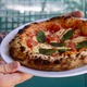 Pizza marguerita da pizzaria Pocar, em Vitória 