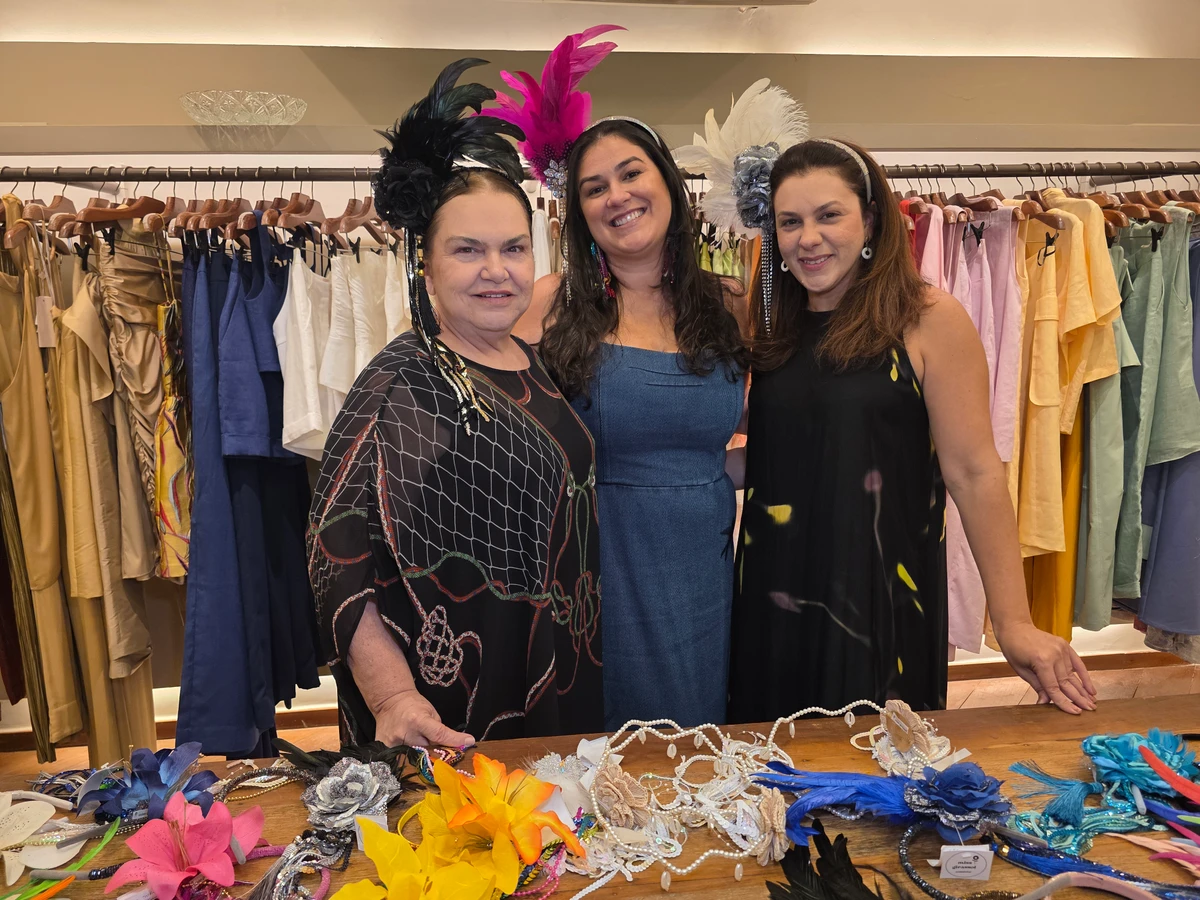 Dora Daher, Laila Castiglioni e Laura Daher