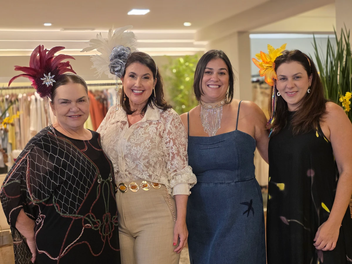 Dora Daher, Renata Rasseli, Laila Castiglioni e Laura Daher