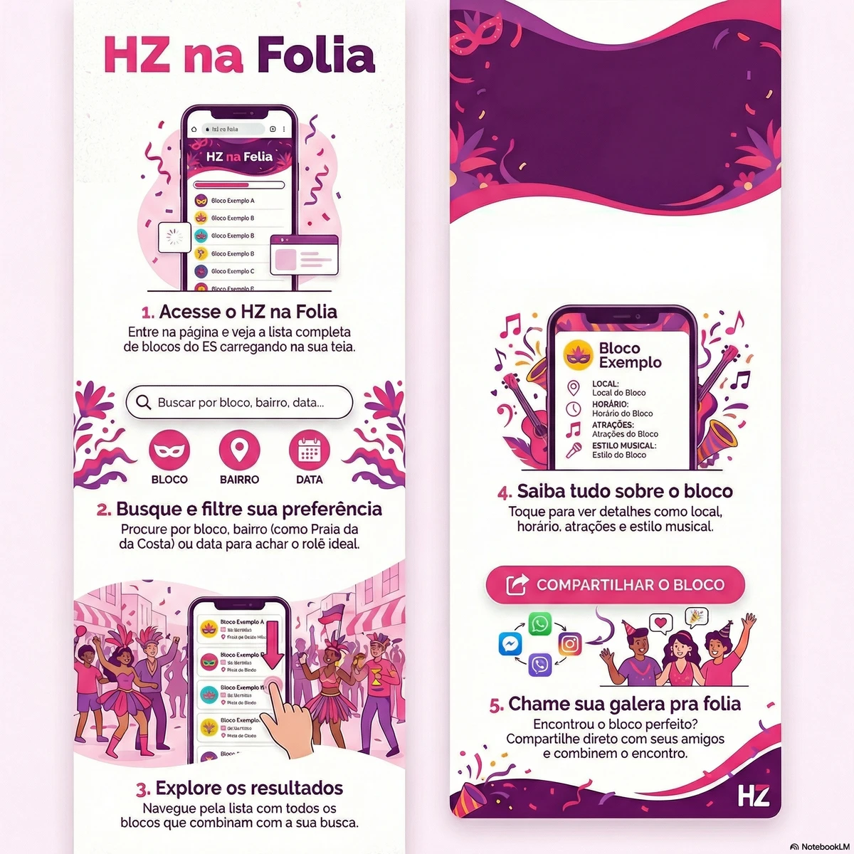 Passo a Passo HZ na Folia