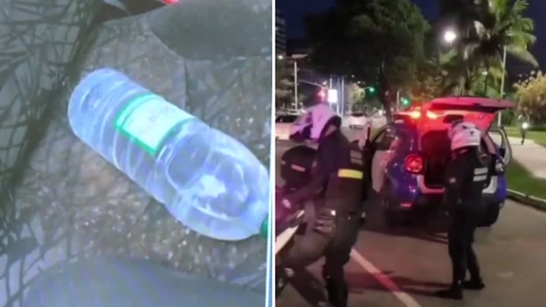 Homem estava sem habilitação, recusou o bafômetro, não pagou fiança e foi levado para o Centro de Triagem de Viana