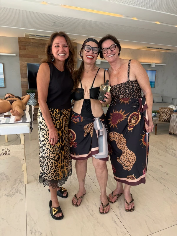 Ana Clark, Edilene Chieppe e Eulália Chieppe