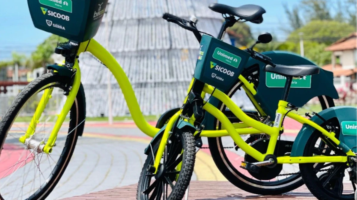 Bicicletas compartilhadas entrarão em operação na Serra a partir de sábado (31)