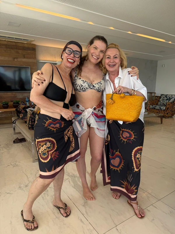 Edilene Chieppe, Lívia Dorsch e Beth Dalcolmo
