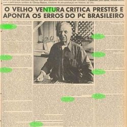 Em 1934, durante discurso na Câmara dos Deputados, Alvaro Ventura se assumia comunista, algo inédito na Casa até então