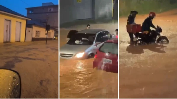 O volume acumulado de chuva no município chegou a 67 milímetros, de acordo com divulgação da prefeitura nesta manhã