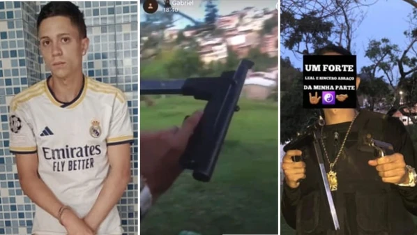Investigador explicou que Gabriel da Silva, o "Gasparzinho", se envolveu com a facção quando ainda era menor de idade e também já matou uma pessoa com uma rajada de metralhadora