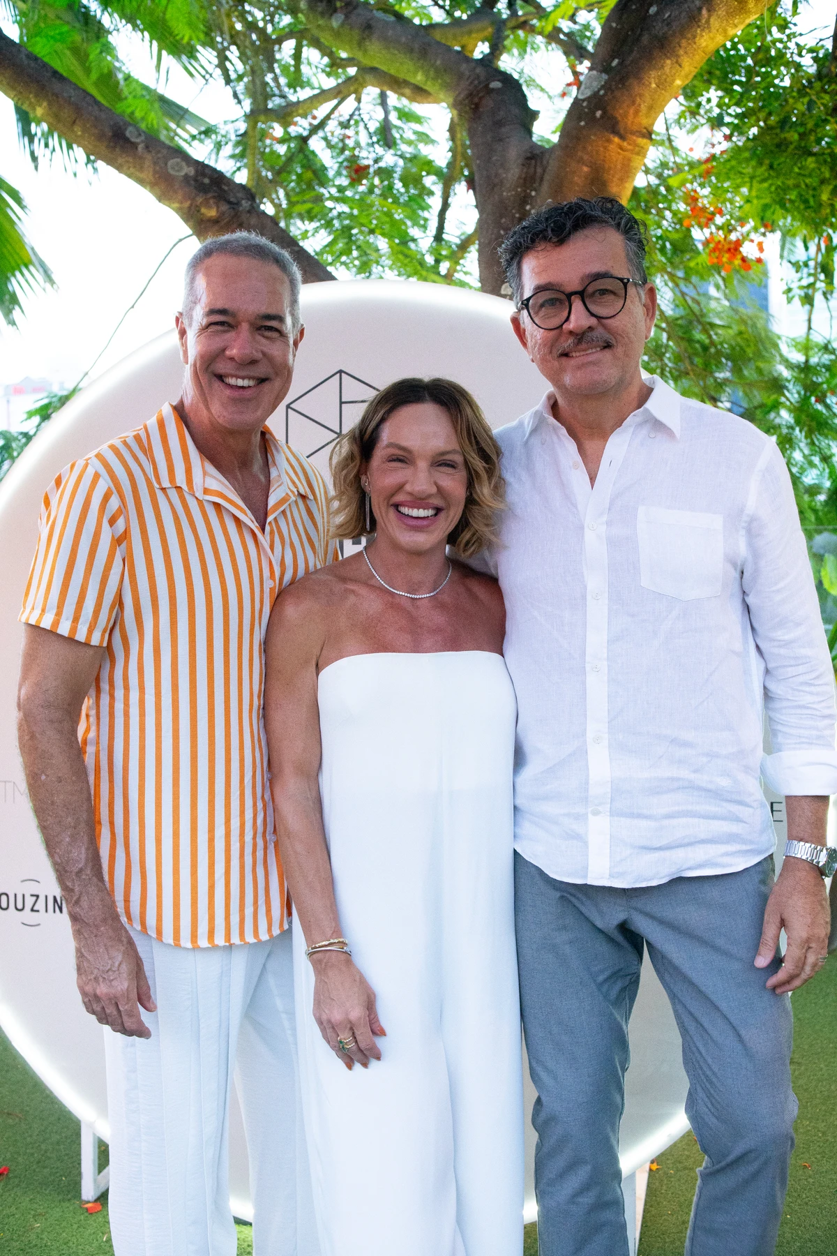 Max Mello, Roberta Modenesi e Roberto Espírito Santo