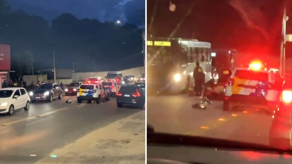 Viatura e moto bateram enquanto PM impedia roubo em Cachoeiro