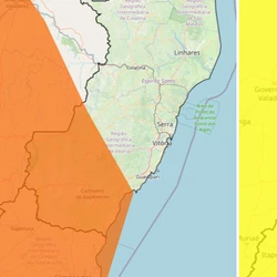 Além da possibilidade de mais precipitação em grande quantidade, há risco de ventos fortes em todas as regiões capixabas
