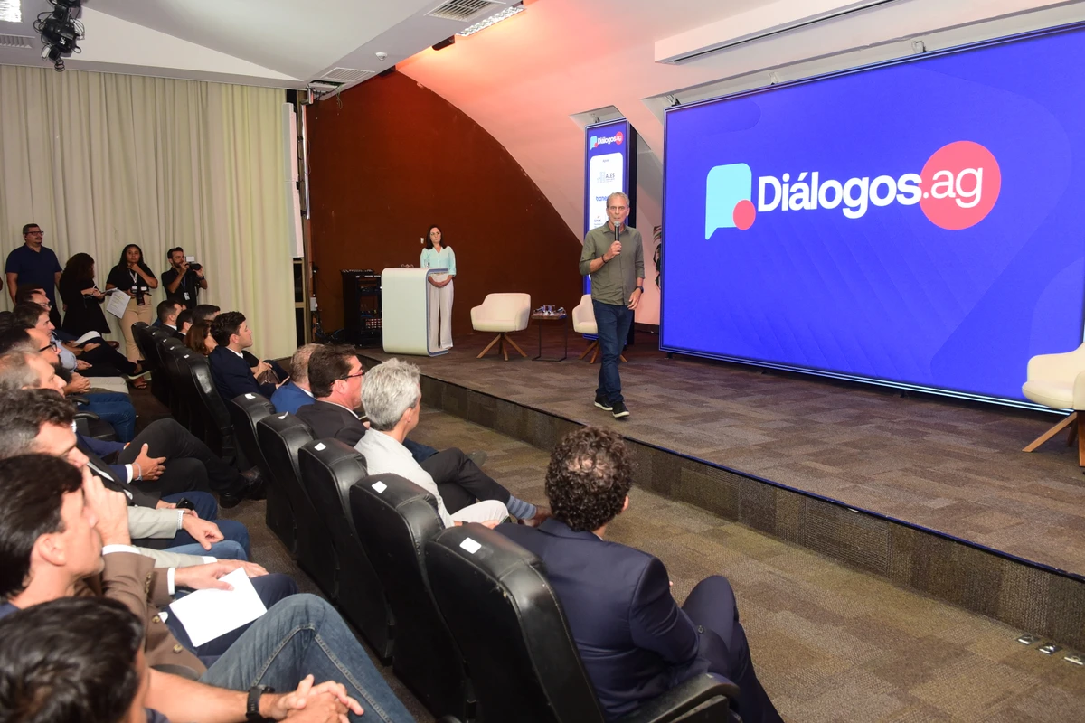 Marcelo Moraes, CEO da Rede Gazeta, durante o Diálogos.ag. por Carlos Alberto Silva