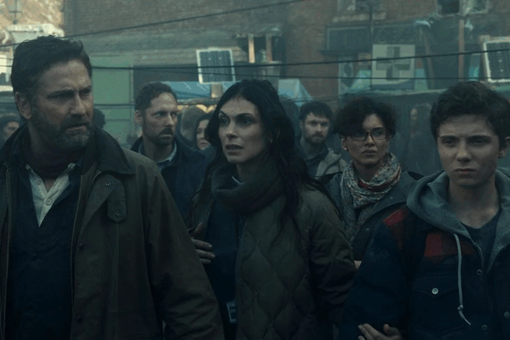 No filme “Destruição Final 2” a família Garrity vai precisar enfrentar desafios que testam os limites da coragem (Imagem: Reprodução digital | Diamond Films)